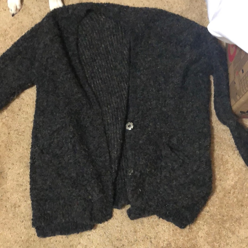 Oversized free people cardigan sweater